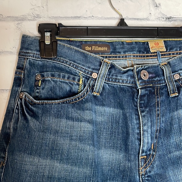 Y2K AG Adriano Goldschmied Mens Size 32 X 30 The Fillmore Relaxed Bootcut Jeans - Picture 4 of 13